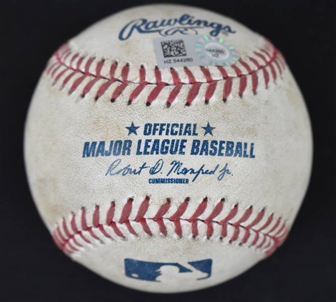 Minnesota Twins April 15 Jackie Robinson Day 2015 Game Used Baseball MLB