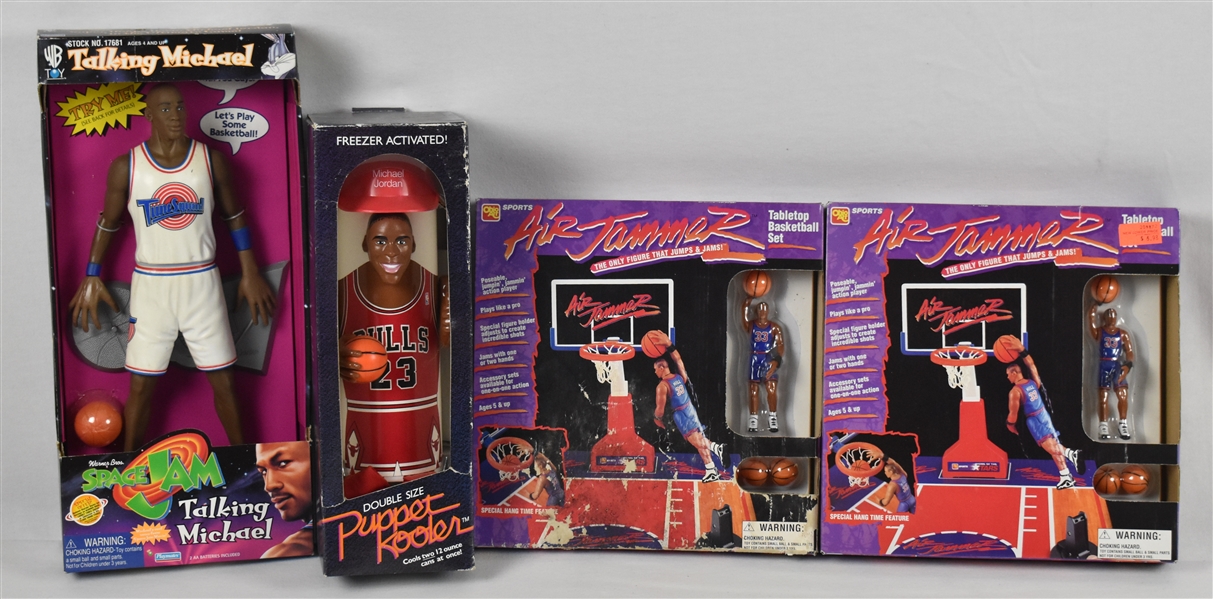 Lot Detail - Unopened Basketball Figurines w/Michael Jordan Space Jam
