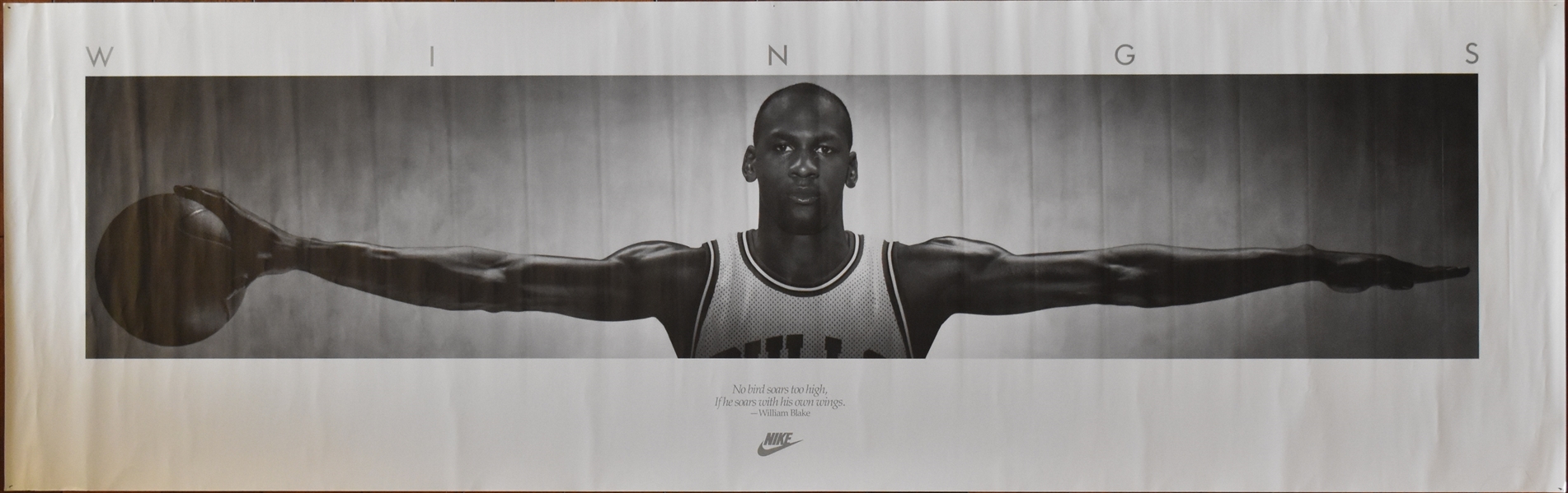 Vintage Michael Jordan Nike Wings Poster