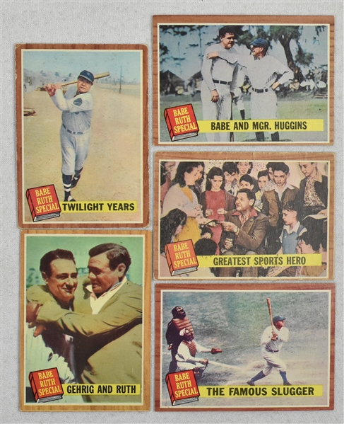 Babe Ruth 1962 Topps Baseball Cards