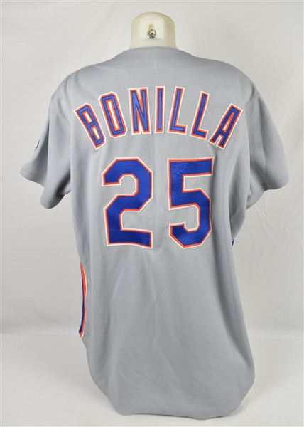 Bobby Bonilla 1992 New York Mets Game Used Jersey