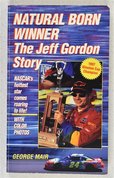 Jeff Gordon Autographed Book
