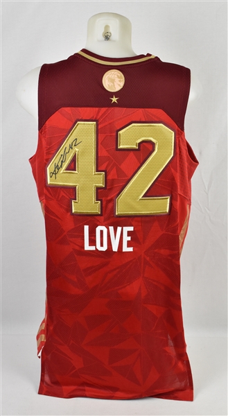 Kevin Love Autographed Minnesota Timberwolves All-Star Jersey