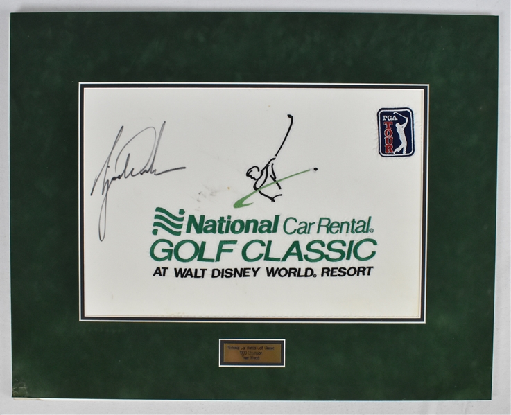 Tiger Woods Autographed Golf Flag