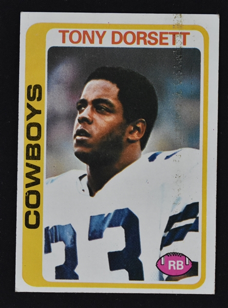 Vintage 1978 Topps Football Card Complete Set w/Tony Dorsett Rookie Card