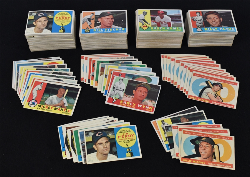 Collection of 1960 Topps Baseball Cards