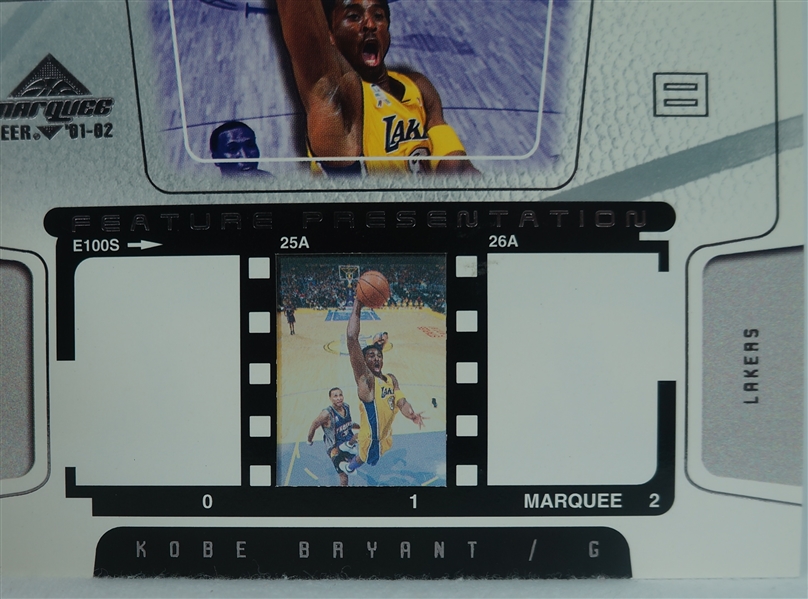 Kobe Bryant 2001-02 Fleer Marquee Feature Presentation #12 Game Photography #133/350