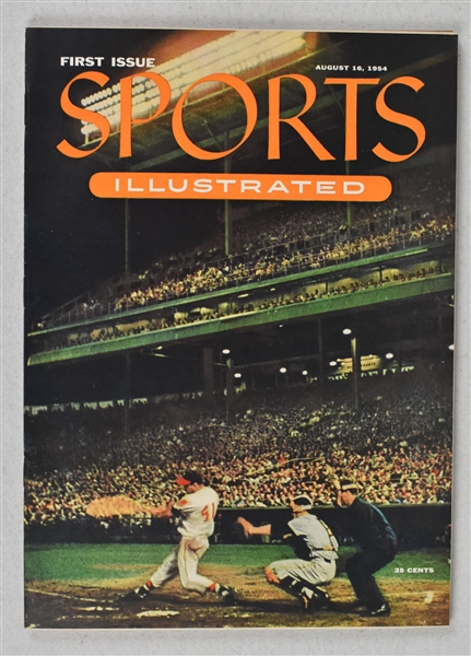 Sports Illustrated 1954 First Issue Ever Printed w/Cards Attached