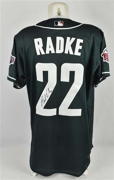 Brad Radke Minnesota Twins Game Issued & Autographed All-Star Game Jersey