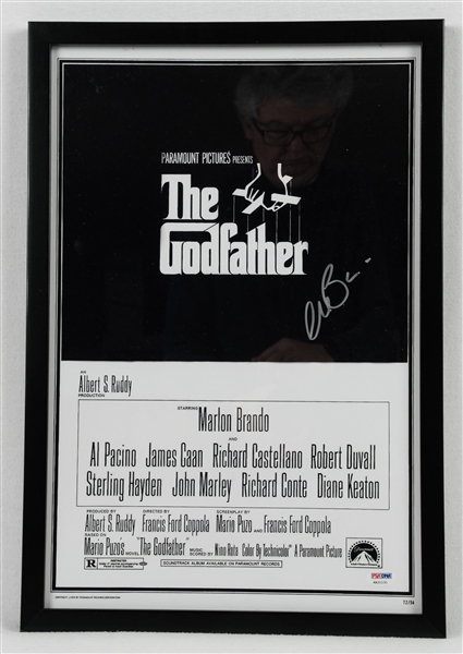 Al Pacino "Godfather" Autographed 12x18 Movie Poster PSA 10 Gem Mint