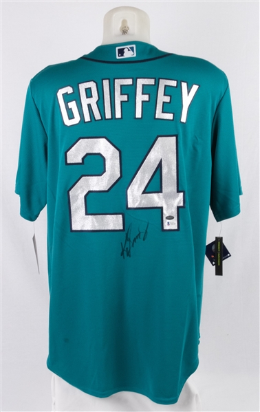 Ken Griffey Jr. Autographed Seattle Mariners Alternate Teal Jersey Beckett