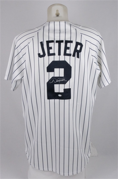 Derek Jeter Autographed New York Yankees Jersey Steiner