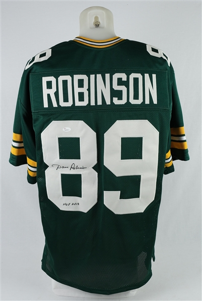 David Robinson Autographed Green Bay Packers Jersey JSA