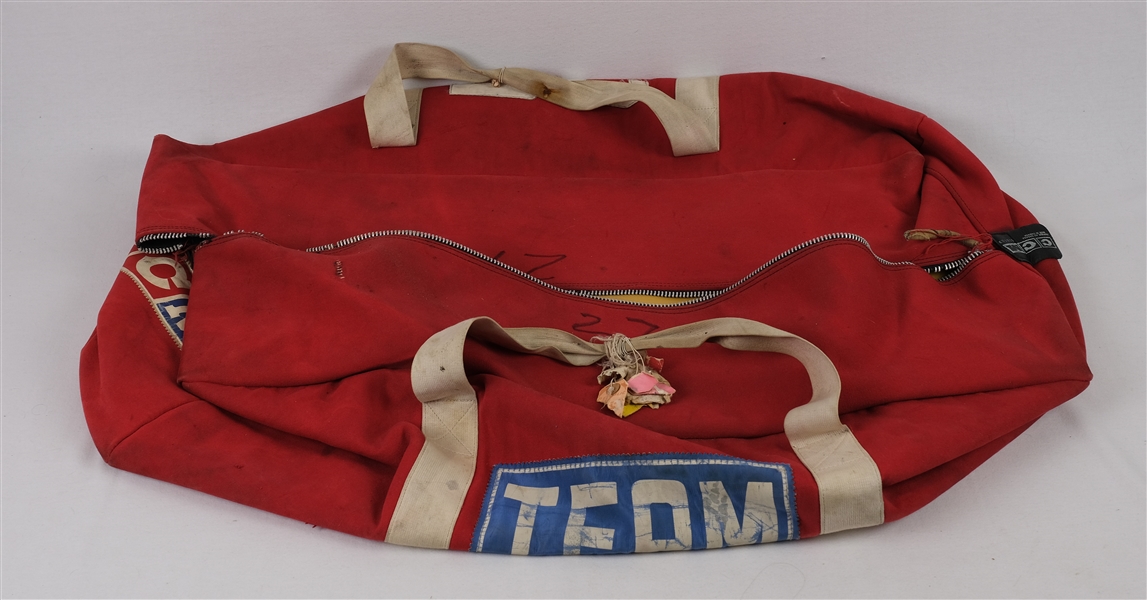 Phil Verchota 1980 U.S.A. Olympic Hockey Team Game Used Equipment Bag w/Provenance 