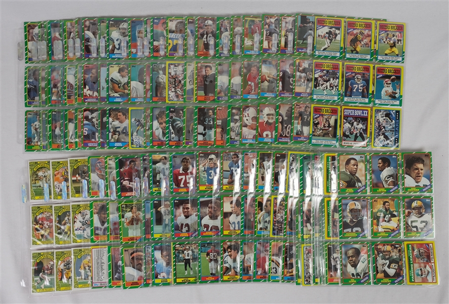 Vintage 1986 Topps Football Card Set w/Jerry Rice & Steve Young Rookie Cards