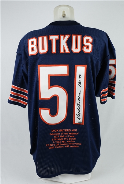 Dick Butkus Autographed Chicago Bears Jersey