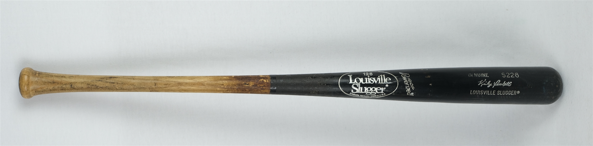 Kirby Puckett c. 1986-89 Minnesota Twins Professional Model Bat w/Heavy Use