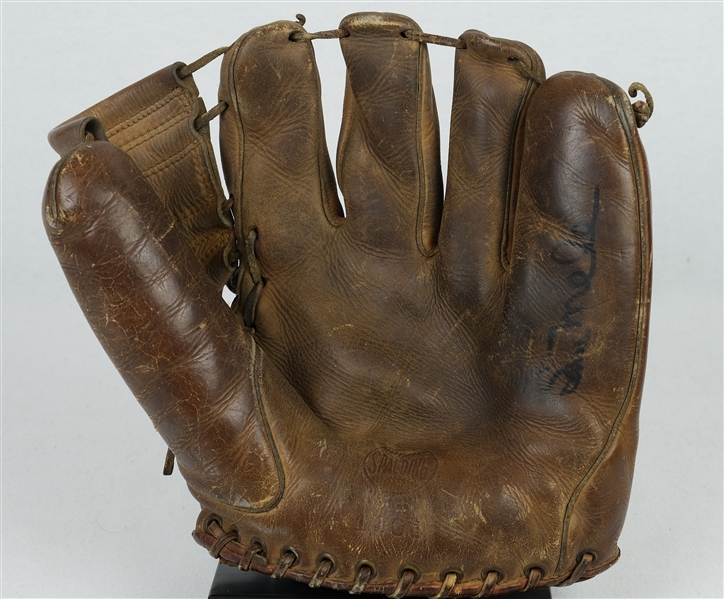 Sam Mele Game Used & Autographed Fielders Glove