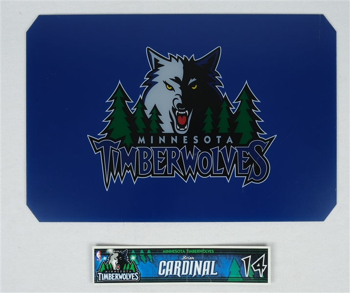 Minnesota Timberwolves Locker Room Plaque & Nameplate