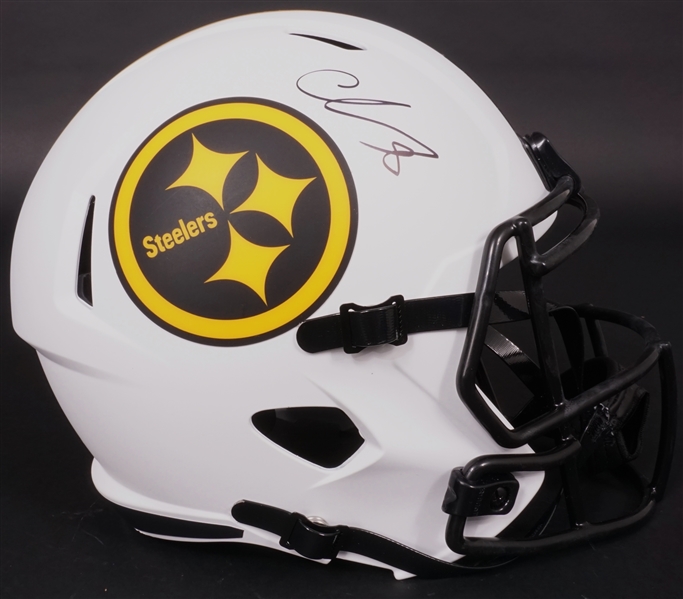 Chase Claypool Autographed Pittsburgh Steelers Full Size Helmet Beckett