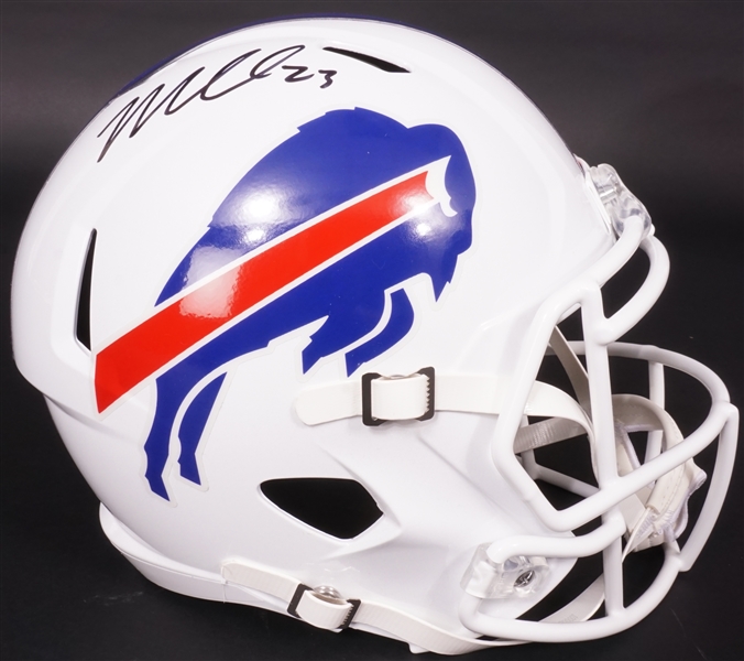 Micah Hyde Autographed Buffalo Bills Full Size Helmet Beckett