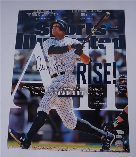 Aaron Judge Autographed 16x20 New York Yankees Photo