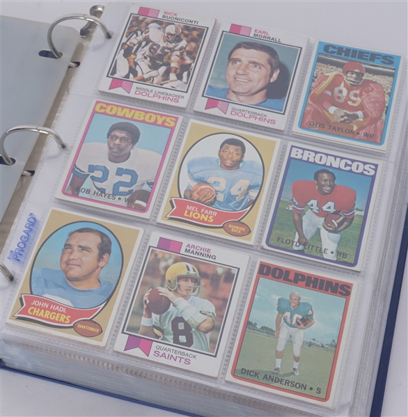 Large Collection of Vintage Football Cards w/ Archie Manning