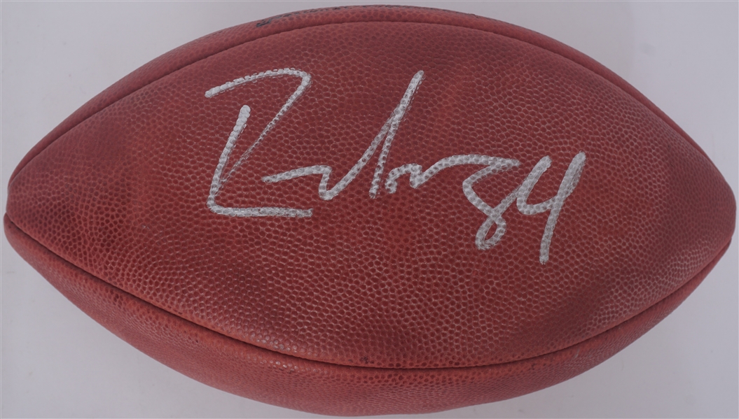 Randy Moss Autographed NFL Football Beckett
