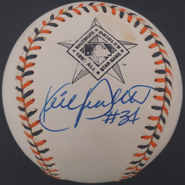 Kirby Puckett Autographed 1993 All-Star Game Baseball Beckett LOA