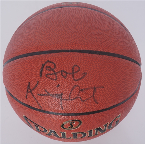 Bobby Knight Autographed Spalding TF-1000 Basketball Beckett