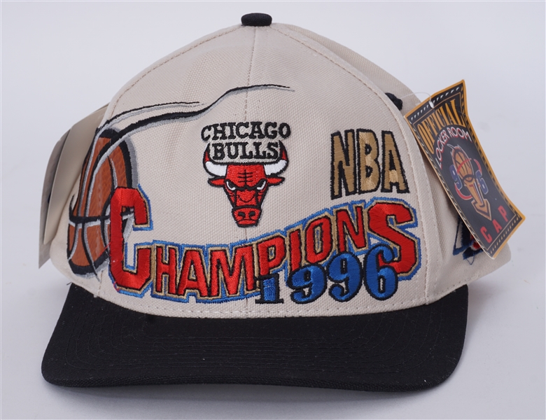 Chicago Bulls 1996 NBA Champions Official Locker Room Basketball Hat