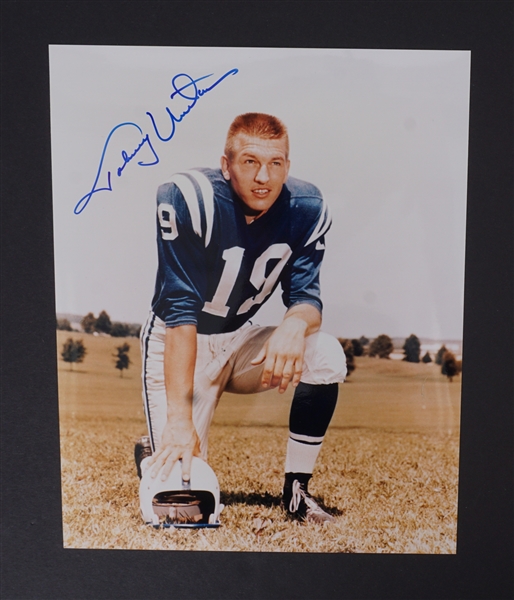 Johnny Unitas Baltimore Colts Autographed 8x10 Photo PSA/DNA