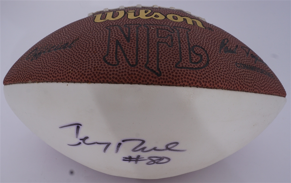 Jerry Rice Autographed Football Beckett