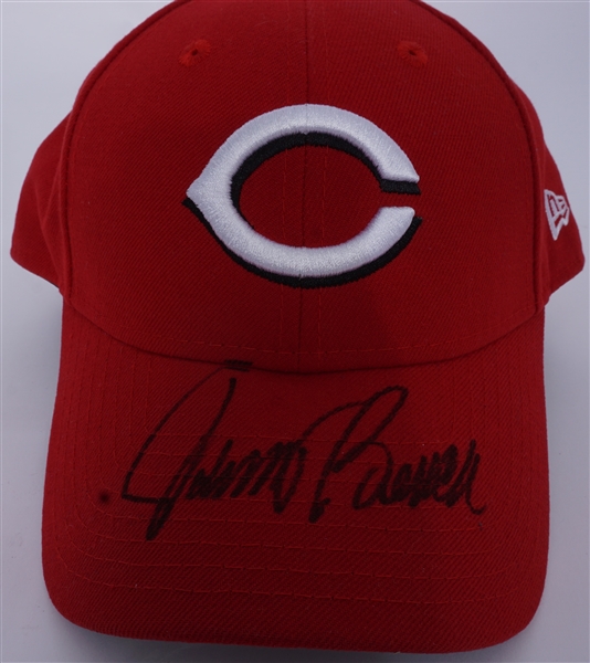Johnny Bench Autographed Cincinnati Reds Hat Beckett