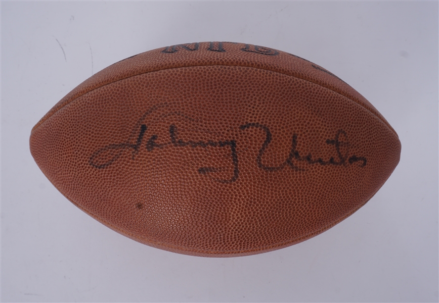 Johnny Unitas Baltimore Colts Autographed NFL Football JSA