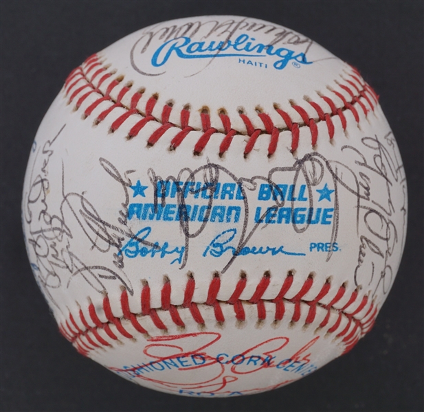 1989 Minnesota Twins Team Signed Baseball w/ Oliva & Viola Beckett LOA