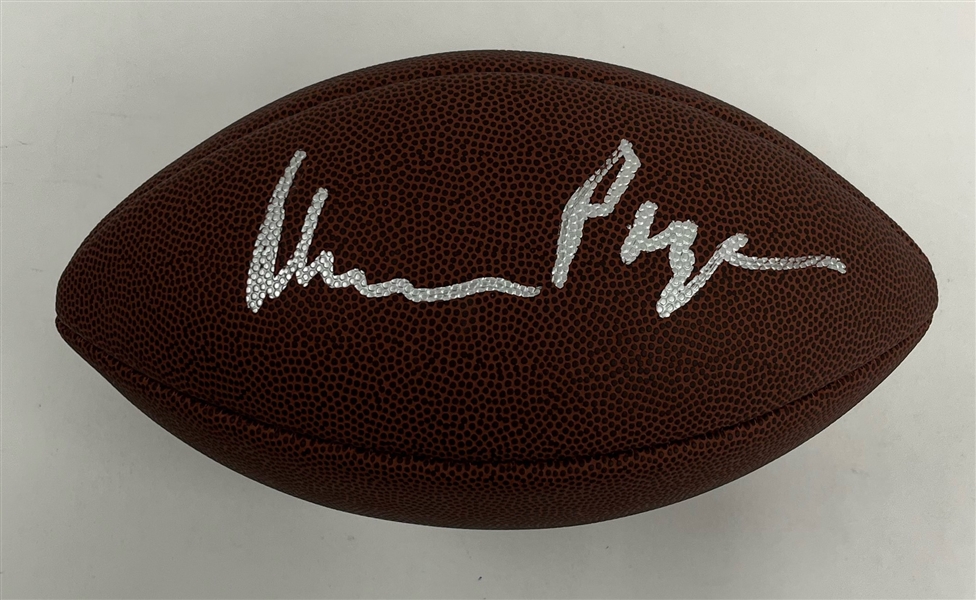 Alan Page Autographed "The Duke" NFL 100 Football Beckett
