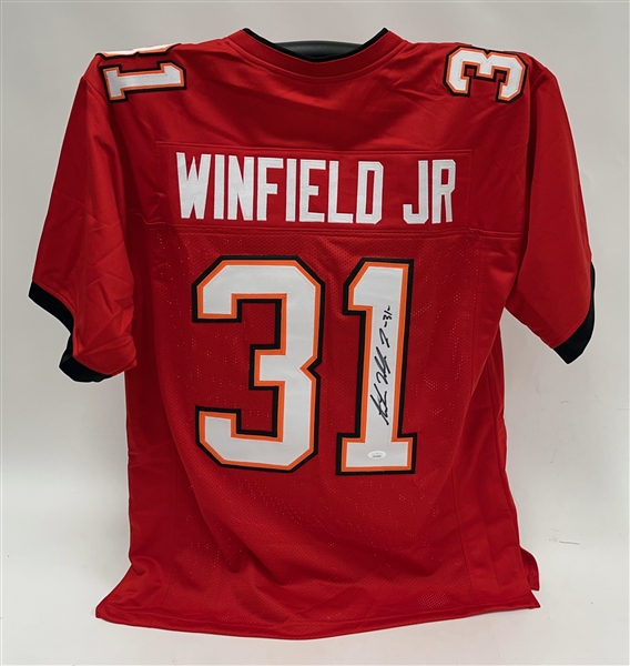 Antoine Winfield Jr. Autographed Custom Jersey JSA