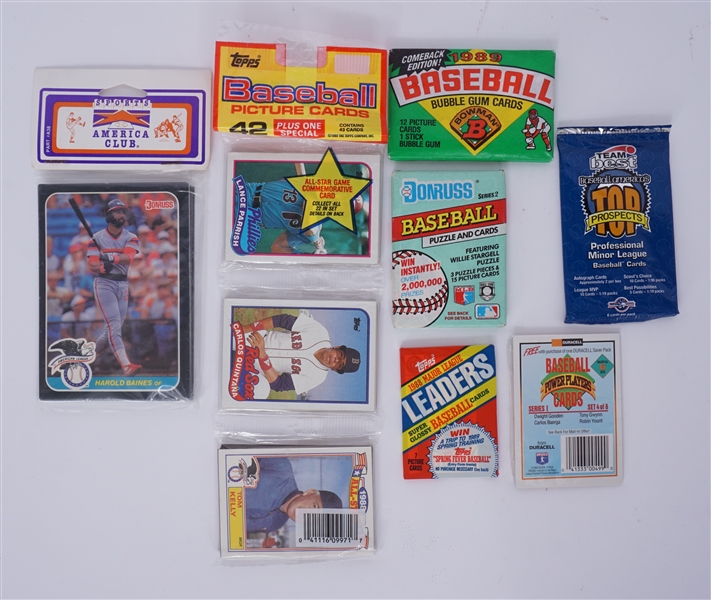 Lot of 7 Miscellaneous Baseball Card Packs