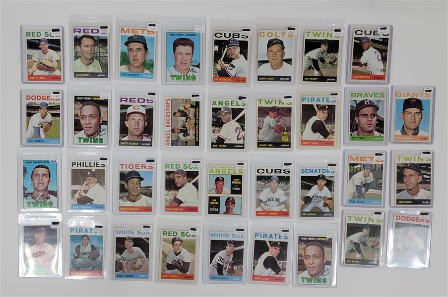 Collection of 1964 & 1967 Topps Baseball Cards