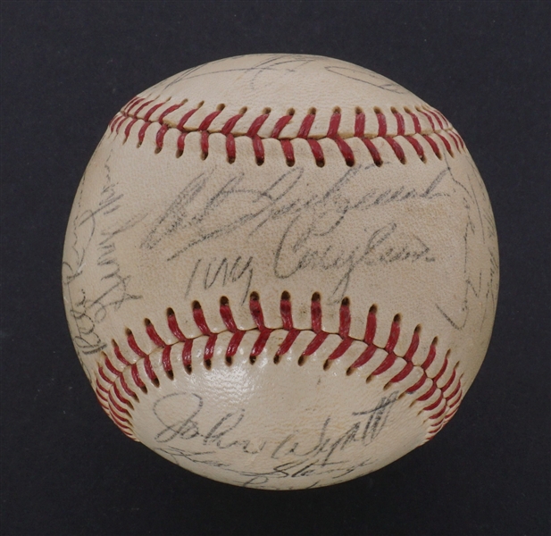 1966 Boston Red Sox Team Signed Baseball w/ Carl Yastrzemski Beckett LOA