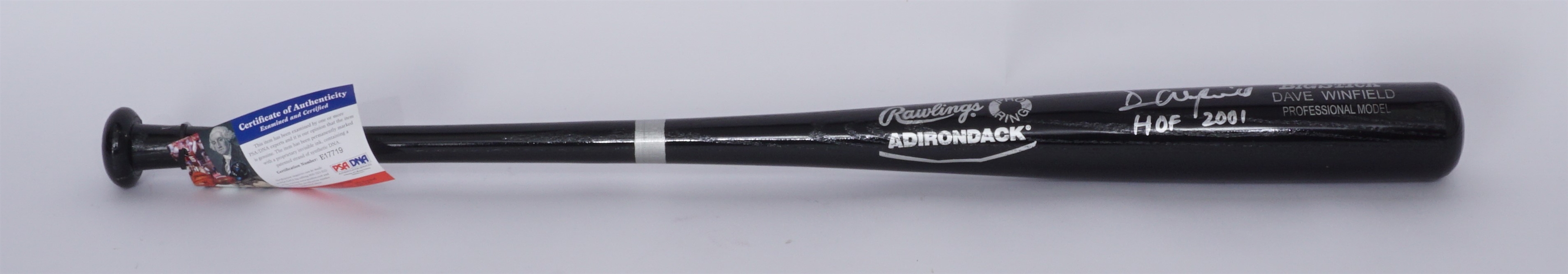 Dave Winfield Autographed & HOF Inscribed Professional Model Bat PSA/DNA