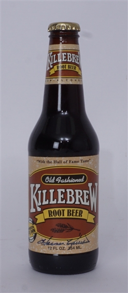 Harmon Killebrew Autographed Killebrew Root Beer Bottle