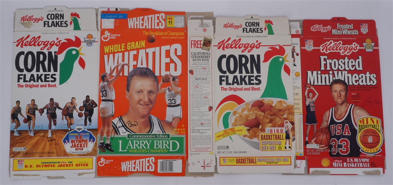 Lot of 8 Basketball Wheaties Boxes