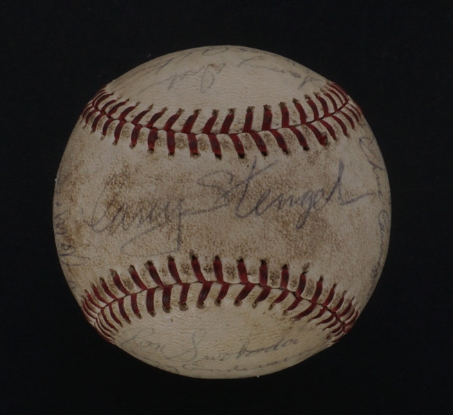 1964 New York Mets Team Signed Baseball w/ Casey Stengel Beckett LOA