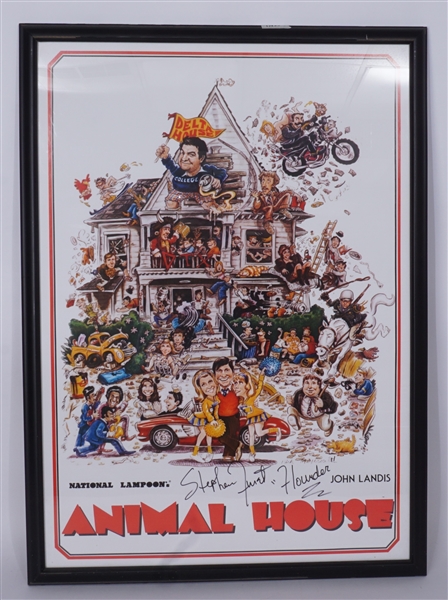 Stephen Furst "Flounder" Autographed & Framed 25th Anniversary "Animal House" Poster Beckett LOA