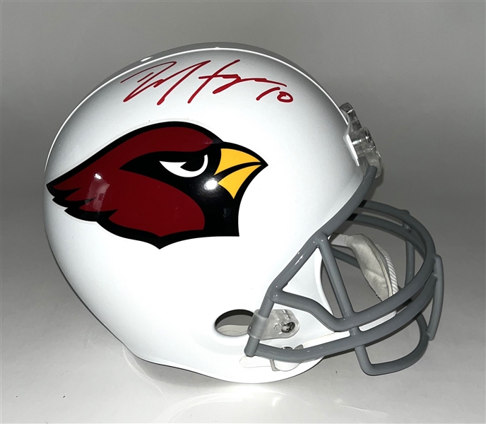 DeAndre Hopkins Autographed Arizona Cardinals Full Size Replica Helmet Beckett