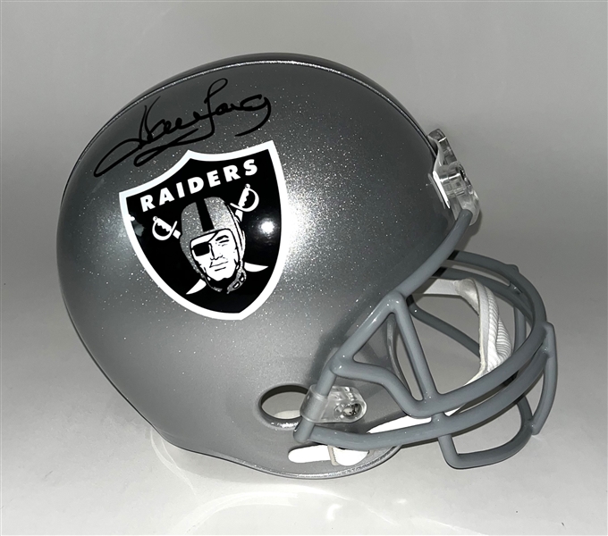 Howie Long Autographed Oakland Raiders Full Size Replica Helmet Beckett