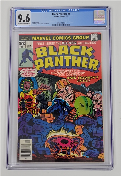 Black Panther #1 Marvel Comics 1/77 CGC Universal Grade 9.6