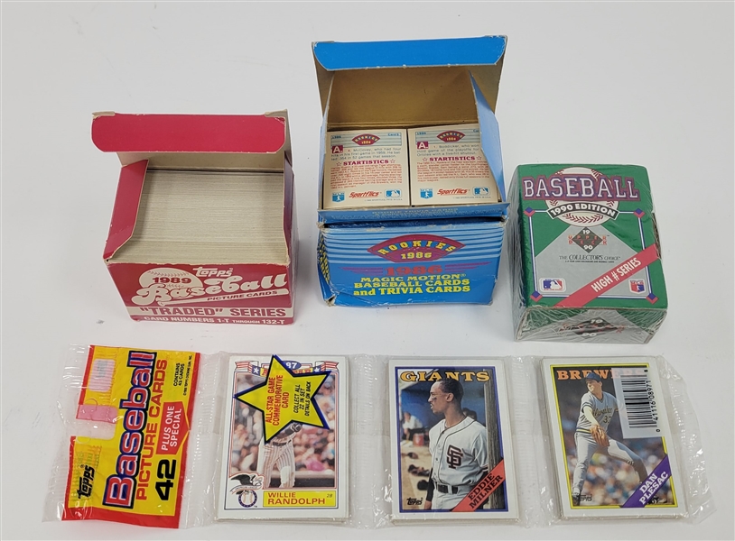 Collection of 1986-90 Baseball Cards